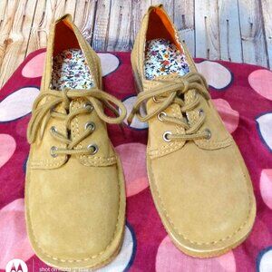 NWB Women's Rampage Tan Oxford Leather Shoes Size 9